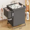Cesto de Roupas Sujas, Cesto de Armazenamento de Lavanderia de Grande Capacidade, Rack de Armazenamento Dobrável para Uso Doméstico, Cesto de Lavanderia para Banheiro