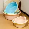 Lavabo Espesado Tamaño Grande Lavabo Dormitorio Estudiantil Lavadero Lavar Verduras Lavar Pies Profundizado Resistente a Caídas Resistente a Roturas Lavabo
