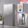 Armario de acero inoxidable para baño, dormitorio, armario con cerradura, armario para fábrica de alimentos, armario de almacenamiento para personal de taller libre de polvo