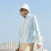 Ropa de Protección Solar de Seda de Hielo al por Mayor de Una Pieza para Hombres y Mujeres Sombrero Grande Desmontable Anti-UV Ropa de Pesca Ropa con Protector Solar Transpirable