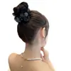 Accesorios para el Cabello de Acrílico Flor para la Cabeza de Verano Estilo Coreano Girasol Bola de Malla Pinza para el Pelo Pinza Grande para Cola de Caballo Pinza de Disco para el Cabello