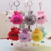 Em Estoque 9 Cores Desenho Animado Imitação Bola de Pelo de Coelho Pingente Bola de Pelúcia Acessórios Pingente de Boneca Criativa Atacado