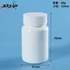 Frascos Cápsula de 15 40 45g, Frascos Pequenos Brancos para Remédios, Frascos para Suplementos de Saúde Pe, Frascos para Reagentes de 50 60 80g, Frascos para Comprimidos