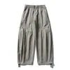 Pantalones casuales anchos de estilo retro japonés trendy Rumeng para hombre y mujer, holgados de otoño, con caída, corte recto, versátiles para el trabajo