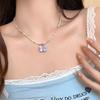 Collar de Mariposa Colorido con Cuentas para Mujer, Nuevo Choker Versátil Verano 2025, Cadena Clavicular de Temperamento Dulce Estilo Hyuna