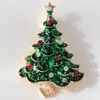 1 Broche de Árbol de Navidad de Diamante Flash de Moda Personalidad para Mujer