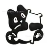 Fivela de Cadarço Acessórios para Sapatos Gato Preto Decorações DIY para Sapatos Crocs Modelos Mais Vendidos