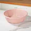 Cesta de Lavar Legumes para Cozinha Cesta Doméstica para Escorrer Frutas Cesta Redonda para Frutas Cesta de Escorrer para Pia Peneira de Plástico Cesta de Lavar Arroz