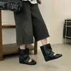 Zapatos de Plataforma tipo Ballet para Mujer 2026 Nuevo Verano con Diseño Hueco, Moño, Botines Cortos Casuales Versátiles