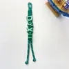 Dopamina Acrílico Miçangas Letra Corda Trançada Série Miu Bolsa Pendente Popular Colorido Letra Miçangas Pingente de Bolsa