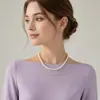 Collar multicapa sencillo de perlas de moda transfronterizas europeas y americanas, collar personalizado hecho a mano nuevo y popular para mujer