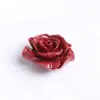 Acessórios de Cinábrio flor lótus de neve rosa contas espalhadas gota pequena cordão trançado à mão DIY material para pulseira