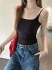 Ropa exterior sexy con almohadillas en el busto, Camisola para mujer, Top corto plisado de verano para ceñir la cintura para chicas petite ardientes