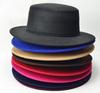Chapéu de Lã Topo Reto Cartola Chapéu de Primavera Coreano de Lã Aba Leve Vintage Casual para Homens e Mulheres Chapéu Protetor Solar Versátil