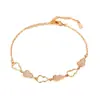 Pulseira com Recorte de Cabacinha Cheia de Diamantes Moda de Nicho Ins Design de Alta Qualidade Pequena Pulseira de Cabacinha para Mulheres como Presente para Melhores Amigas
