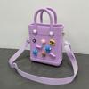 Bolsa de Praia EVA com Furos Desenho Animado Nova E-commerce Transfronteiriço DIY Armazenamento Criativo Impermeável Pequena Quadrada Bolsa Transversal