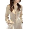 Camisa formal de manga larga para mujer, estilo francés, para otoño, con cintura adelgazante, para negocios, con pedido original de comercio exterior