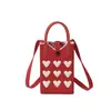 Bolso de Mano Texturizado Verano 2025 Nuevo para Niña Bolso para Teléfono Bolso Cuadrado Pequeño Tejido de Lana Bolso Cruzado