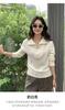 Suéter de Caxemira com Gola Polo Feminino Top com Zíper Cor Sólida Manga Longa Tricô de Lã Solto Estilo Preguiçoso Grosso