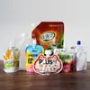 Sacos Personalizados para Embalagem de Alimentos, Sacos Stand-Up com Selagem Três Lados de Formato Especial, Sacos para Embalagem de Doces, Salgadinhos e Bebidas, Sacos com Bico de Sucção de Formato Especial