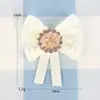 Accesorios de Tela para Niños Listos para Usar Moño Flor Forma de Cereza DIY Lindos Accesorios para el Cabello Ropa Velcro