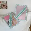 Bolsa de armazenamento estilo Ouyang Nana, alto valor estético, estilo ins, portátil, para cabos de dados, fones de ouvido e documentos
