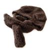 Gorro de Invierno Cálido con Protección para las Orejas de Gato para Hombre, Gorro Tejido Pulóver con Lazos para Mujer, Lindo Gorro de Felpa con Orejas de Oso estilo Coreano