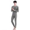 Traje de Algodón Puro para Hombre Ropa de Otoño y Pantalones Largos Cuello Redondo Delgado Antibacteriano y Antiestático Algodón Ropa Interior Térmica Traje Invierno para Hombre