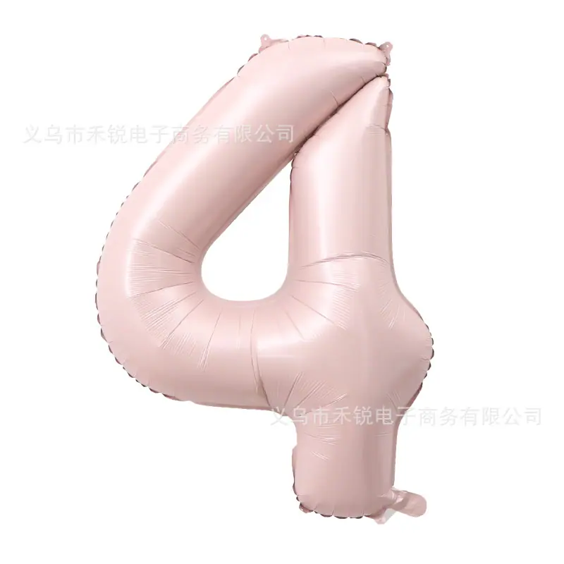 32寸中号婴儿粉数字4