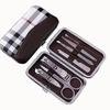 Fábrica direta cortadores de unhas de aço inoxidável cortadores de unhas conjunto 7 peças conjunto de ferramentas de unha impresso presente LOGO