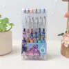 Nuevo Lápiz de Dibujos Animados Lindo Labubu con Purpurina Marcador de Llaves para Estudiantes Resaltador Marcador Stitch Resaltador