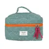 Bolsa de Cosméticos Cuadros Clásicos Transfronteriza Simple Nicho Versátil Corazón de Niña Bolso de Mano Saliente Portátil Bolsa de Lavado y Almacenamiento