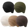 Chapéu de Lã Grossa com Forro para Proteção Auricular no Inverno para Proteção contra o Frio e Aquecimento ao Ar Livre, Boné para Ciclismo, Headgear de Cor Sólida à Prova de Vento para Esportes de Esqui