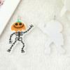 Cross-border venda quente acrílico Halloween crânio abóbora fantasma DIY brincos colar chaveiro material