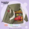 Cortavientos con Forro Polar para Niños de Cars Rayo McQueen, No. Chamarra con Capucha a Prueba de Viento Infantil 95 Coche de Carreras