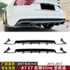Adequado para Audi A7 C7 Modelo Tardio Sline 2015-2017 Estilo M4 Spoiler Traseiro de Lábio Modificação de Canto