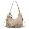 Bolsa de Mano Retro Esmerilada de Gran Capacidad para Mujer Otoño 2026 Simple Diaria Multifuncional para Viajes Cruzada al Hombro