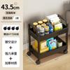 Cozinha Prateleira de armazenamento doméstico Rack Piso Multi-camada Suprimentos Daquan Trolley Multi-funcional Cesta de vegetais