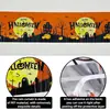 Faixa de decoração de Halloween transfronteiriça, Adereços de fantasia para festa de Halloween, Serpentinas de franja de castelo de casa mal-assombrada
