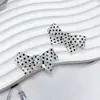Accesorios para el Cabello de Encaje de Lunares Retro con Moño de Acrílico Ambiente Dulce Lindo Femenino Accesorios DIY Combinación