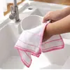 Ventas directas de fábrica Paño de cocina de algodón de cinco capas/Paño de cocina de hilo de algodón sin aceite/Estropajo para desengrasar y eliminar manchas del hogar