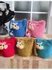 Otoño e Invierno Nuevo Retro Felpa Versátil Bolso de Hombro Gran Capacidad Bolso Cubo Nicho Casual Bolso Cruzado