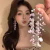 Pendientes Tejidos de Girasol Estilo Resort Isleño Barrido por el Viento para Mujer, Pendientes de Alta Gama, Pendientes Exagerados Hermosos de Playa