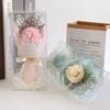 Flor de Rosa Simulada Flor de Jabón Caja de Regalo Individual para Cumpleaños y San Valentín, Regalo para Niñas, Ramo de Flores Secas Regalo, Flor Simulada