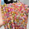 Turmalina de Dulce Natural Calcedonia Cuentas de Ábaco Cuentas Espaciadoras Accesorios para Joyería DIY Pulseras con Cuentas Collares Productos Semi-Terminados