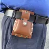 Transfronteiriço em estoque Fita Métrica de Cintura em Couro Estojo de Couro Suporte para Fita Métrica Bolsa de Armazenamento Ferramenta Externa Bolsa de Cintura