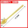 Colher descartável colher de plástico embalagem de fast food colher de fast food amarelo transparente colher pequena colher KFC colher preta