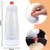 Botella mezcladora para masa de mano dispensador de masa olla dispensadora para mezclar crema botella mezcladora para muffins con báscula venta al por mayor