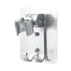 Soporte de ducha sin perforaciones, colgador de cabezal de ducha ajustable, artefacto de ducha de baño, dosel de loto de lluvia, base de pared fija