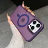 Adecuado para iPhone 16 Pro Max Piel-Sensación Magnético 16E Funda para Teléfono Móvil PC Galvanizado Agujero Grande 15 Pro Cubierta Protectora 14